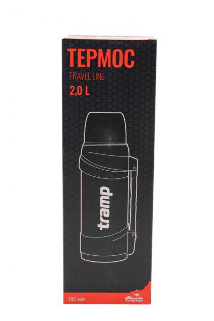 Термос Tramp Travel Line с ручкой для напитков 13х13х37,3 см 2,0 л (TRC-140-black) - фото 12