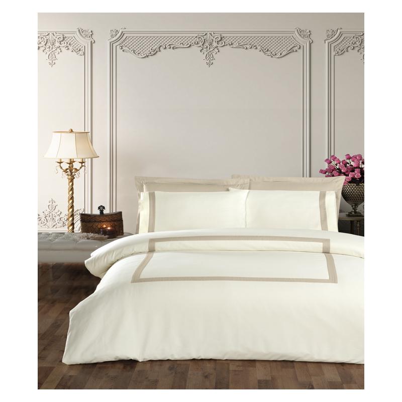 Комплект постельного белья Silkarea Buckingham Кремовый/Бежевый Комплект постельного белья Silkarea Buckingham Кремовый/Бежевый