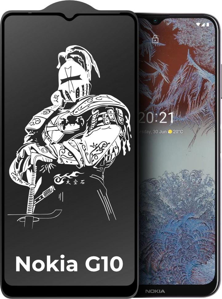 Стекло защитное King Fire Nokia G10 Full Glue Black (31211)