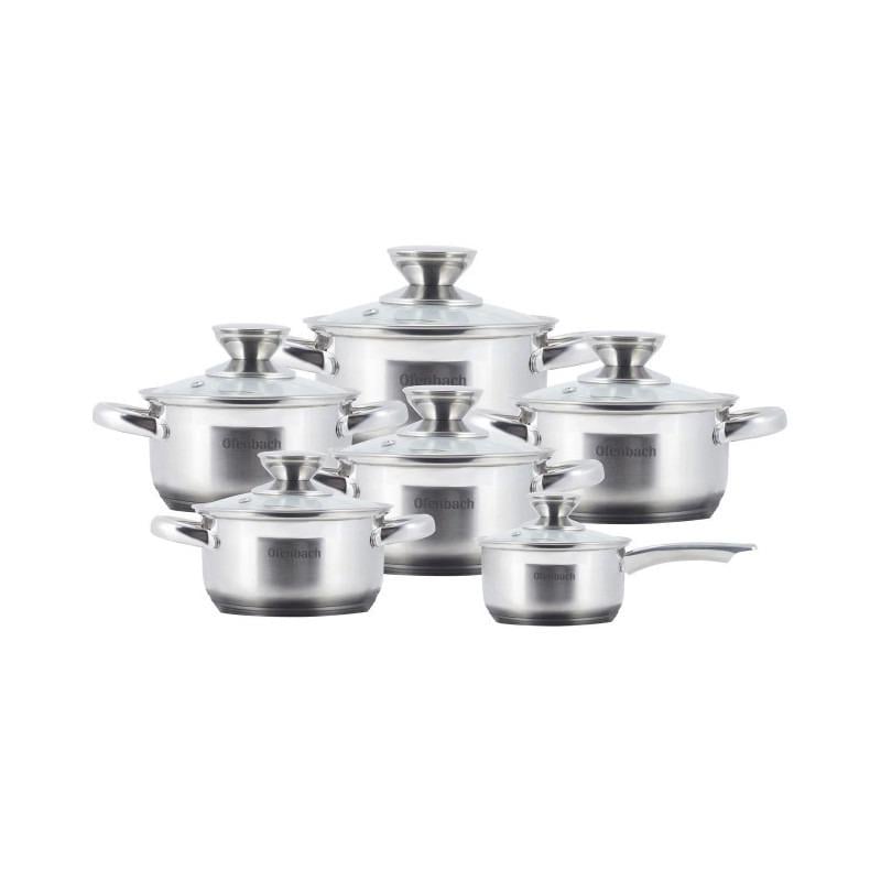 Набор кастрюль Ofenbach OF-100001 12 пр. (119289)