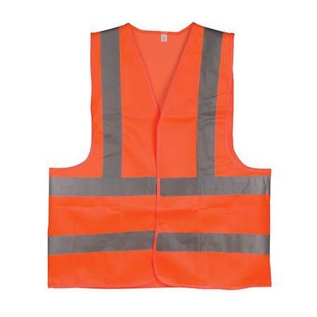Жилет безопасности Intertool светоотражающий XL 120 г/м2 Оранжевый (SP-2028)