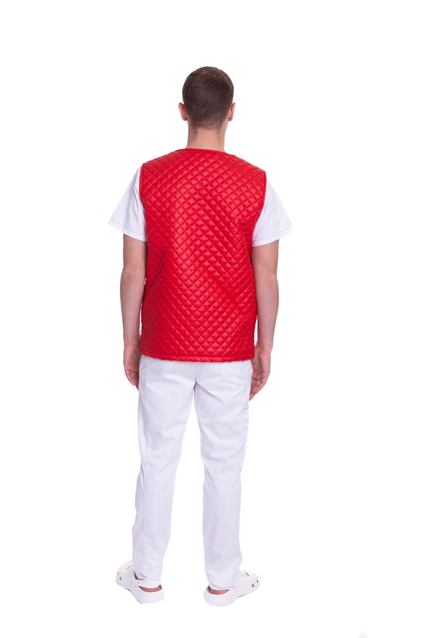 Жилет медичний чоловічий теплий TopLine Юкон р. 44 Червоний (31500-(44)черв.) - фото 3 Жилет медичний чоловічий теплий TopLine Юкон р. 44 Червоний (31500-(44)черв.) - фото 3