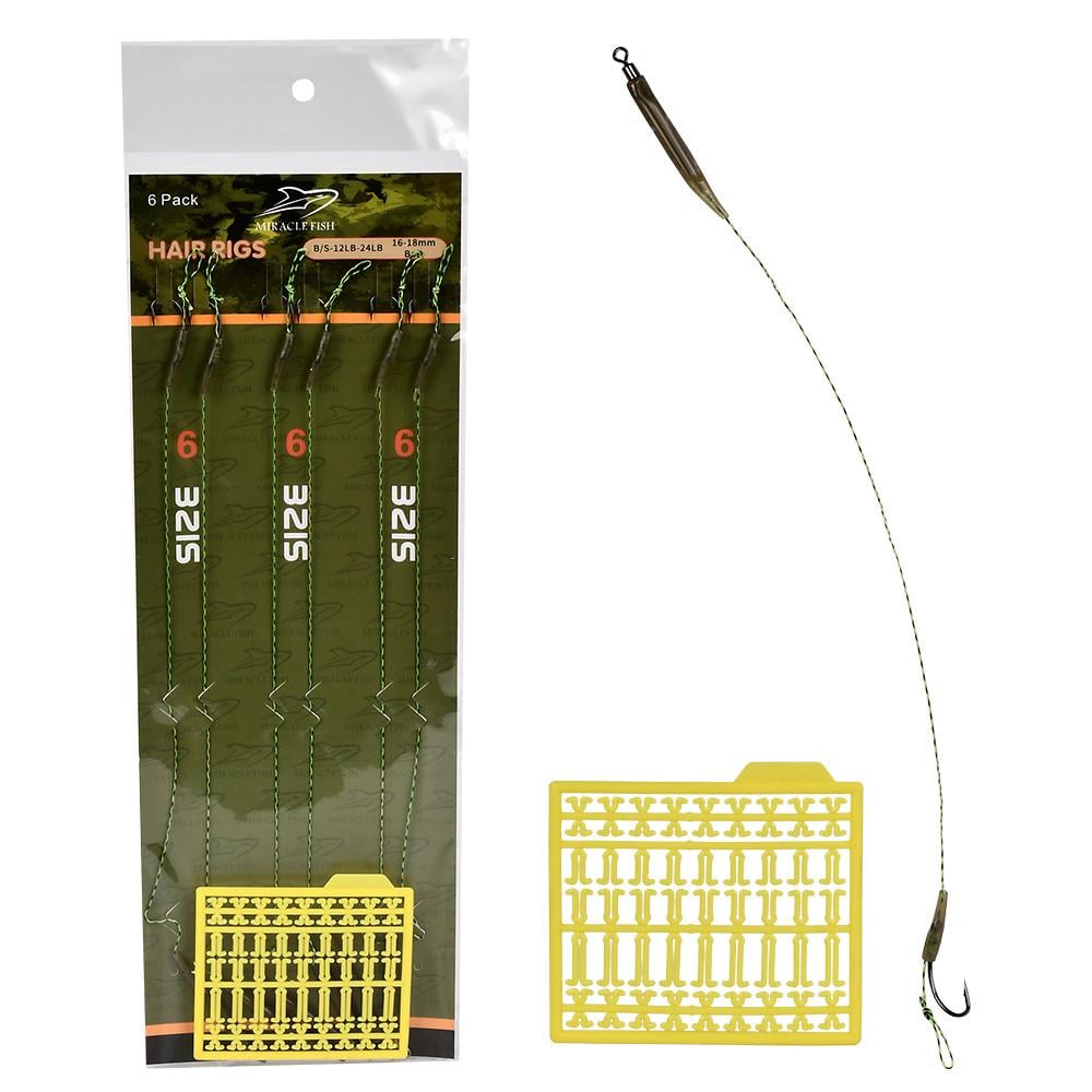 Поводок карповый с бойловым стопором SF24244-6 6 шт. №6 Поводок карповый с бойловым стопором SF24244-6 6 шт. №6