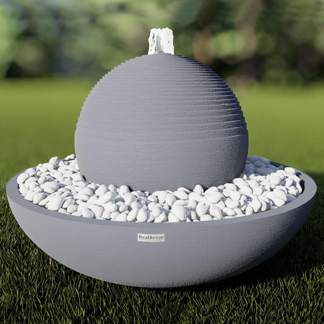 Фонтан бетонный Pearl №3 садовый 800x480 мм (26221575)