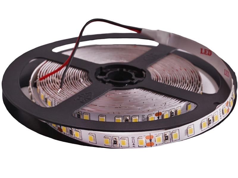 Светодиодная лента 1 м SMD2835 120 LED 24В 9Вт IP20 6000К холодный белый (4981)