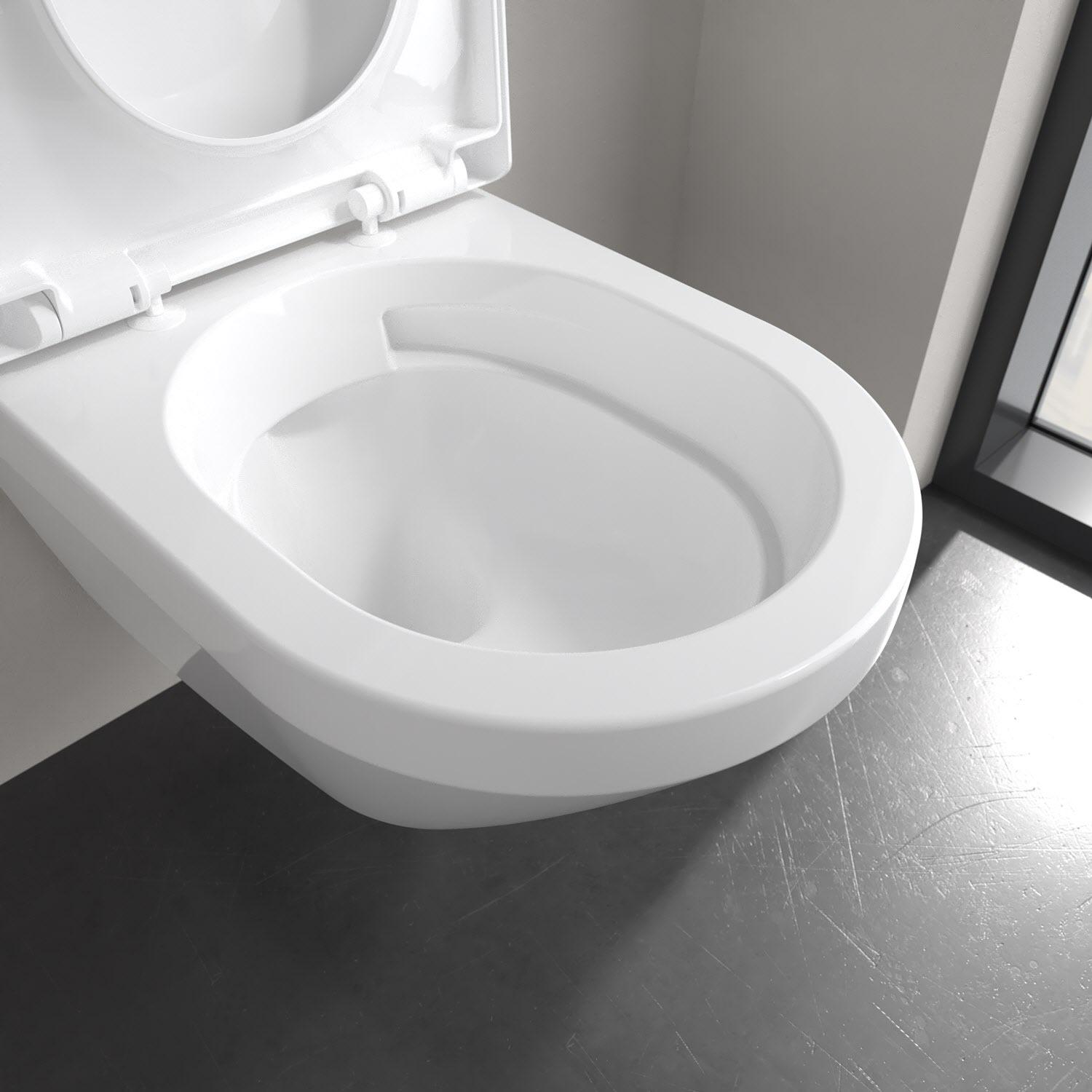 Унітаз підвісний Villeroy&Boch Architectura 4694CL01 безобідковий із сидінням з мікроліфтом (235695) - фото 5