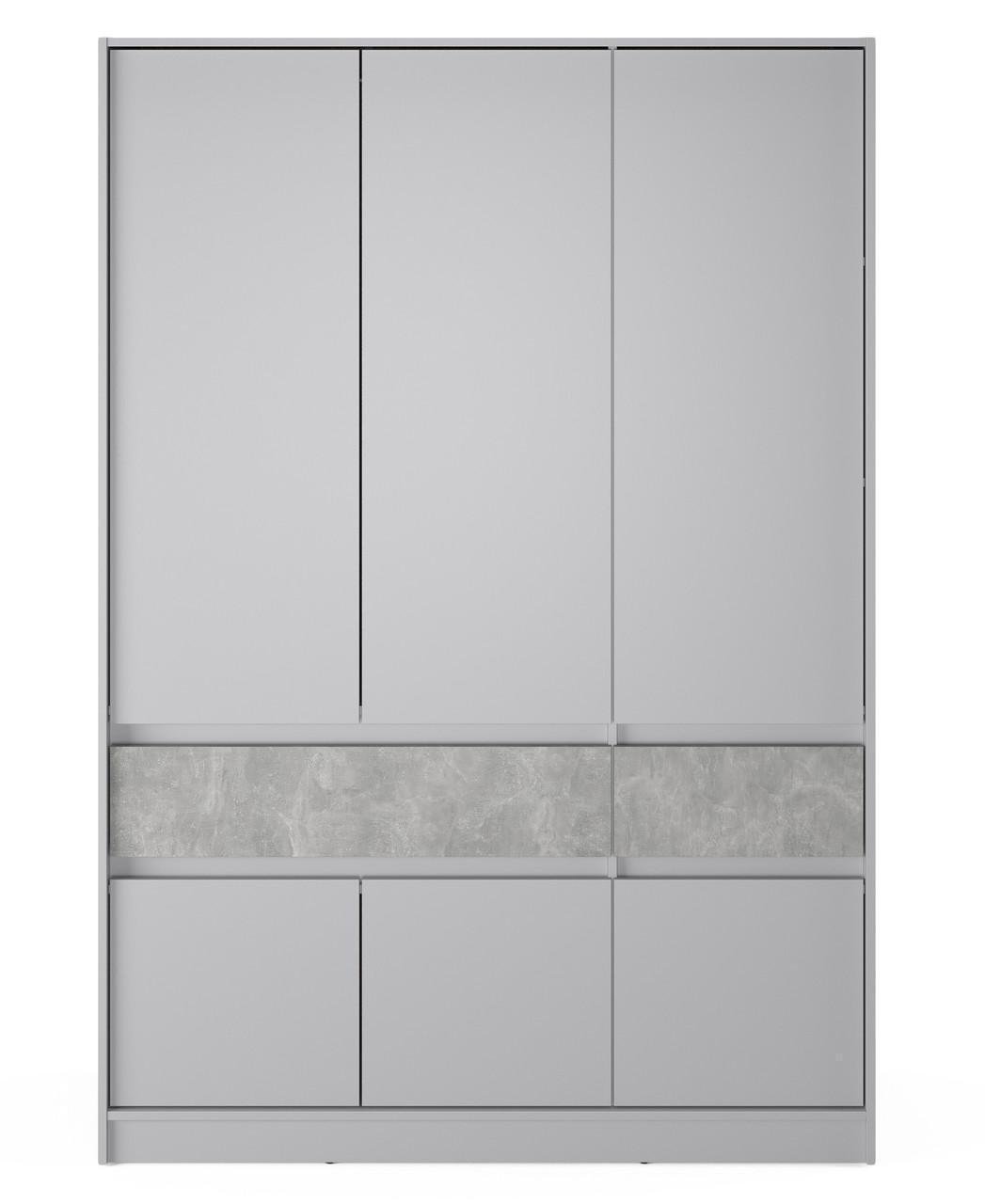 Шкаф Эверест Стайл-1400 1400х530х2030 мм Кашемир/Бетон (ЕВ20743.02)