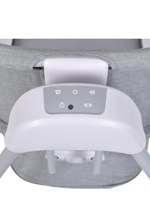 Детская кроватка-люлька Mastela 3в1 приставная Серый (8901) - фото 10 Детская кроватка-люлька Mastela 3в1 приставная Серый (8901) - фото 10