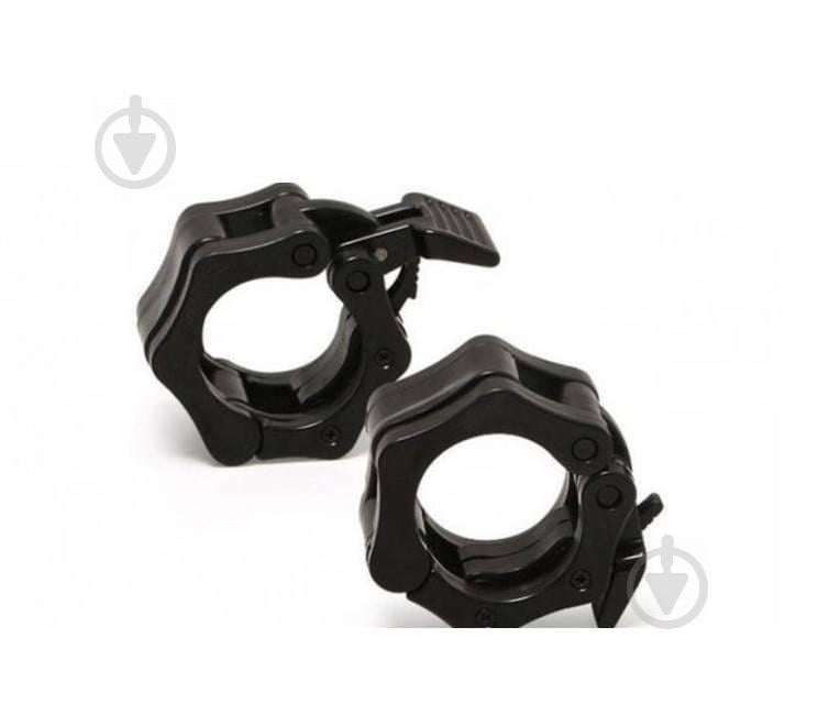 Замки (2шт) Lock-Jaw PRO с фиксатором для грифа 25мм Record TA-4600-25 Black (SKL0436)