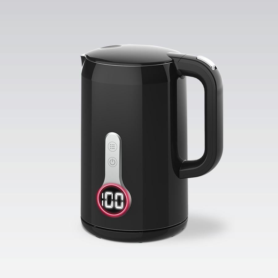 Електрочайник Maestro з сенсорною панеллю та вибором температури подвійний корпус 1,7 л 2200 Вт Чорний (32477502)