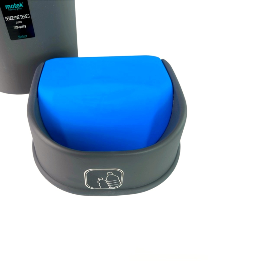 Контейнер для сортировки мусора Motek для пластику 22 л 31,5х29х47,5 см Черно-синий (CRY-115M) - фото 3 Контейнер для сортировки мусора Motek для пластику 22 л 31,5х29х47,5 см Черно-синий (CRY-115M) - фото 3