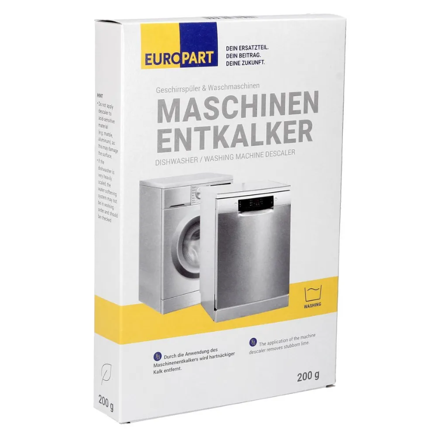 Засіб для видалення накипу EUROPART для пральних і посудомийних машин 200 г 10083653 - фото 2 Засіб для видалення накипу EUROPART для пральних і посудомийних машин 200 г 10083653 - фото 2