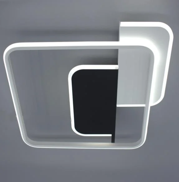 Люстра ESLSE CODE 3S-500х490х55-WHITE/BLACK-220-IP20 с пультом 70W (10434)