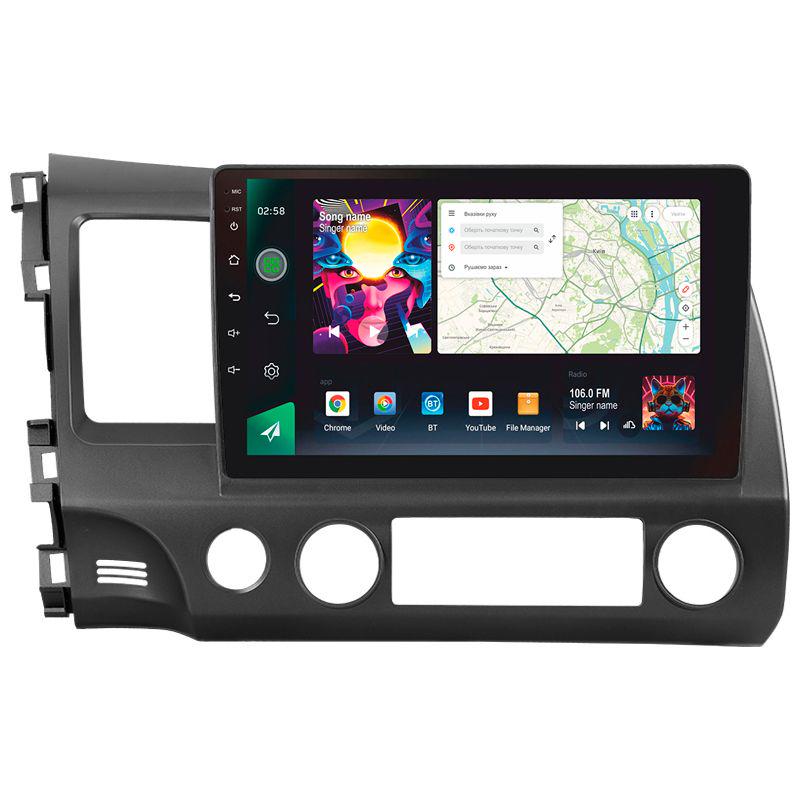 Магнитола штатная Sigma PRO 108128 2K 8/128 GB Honda Civic 8 FK FN FD 2005-2012 10" (AR-78360)