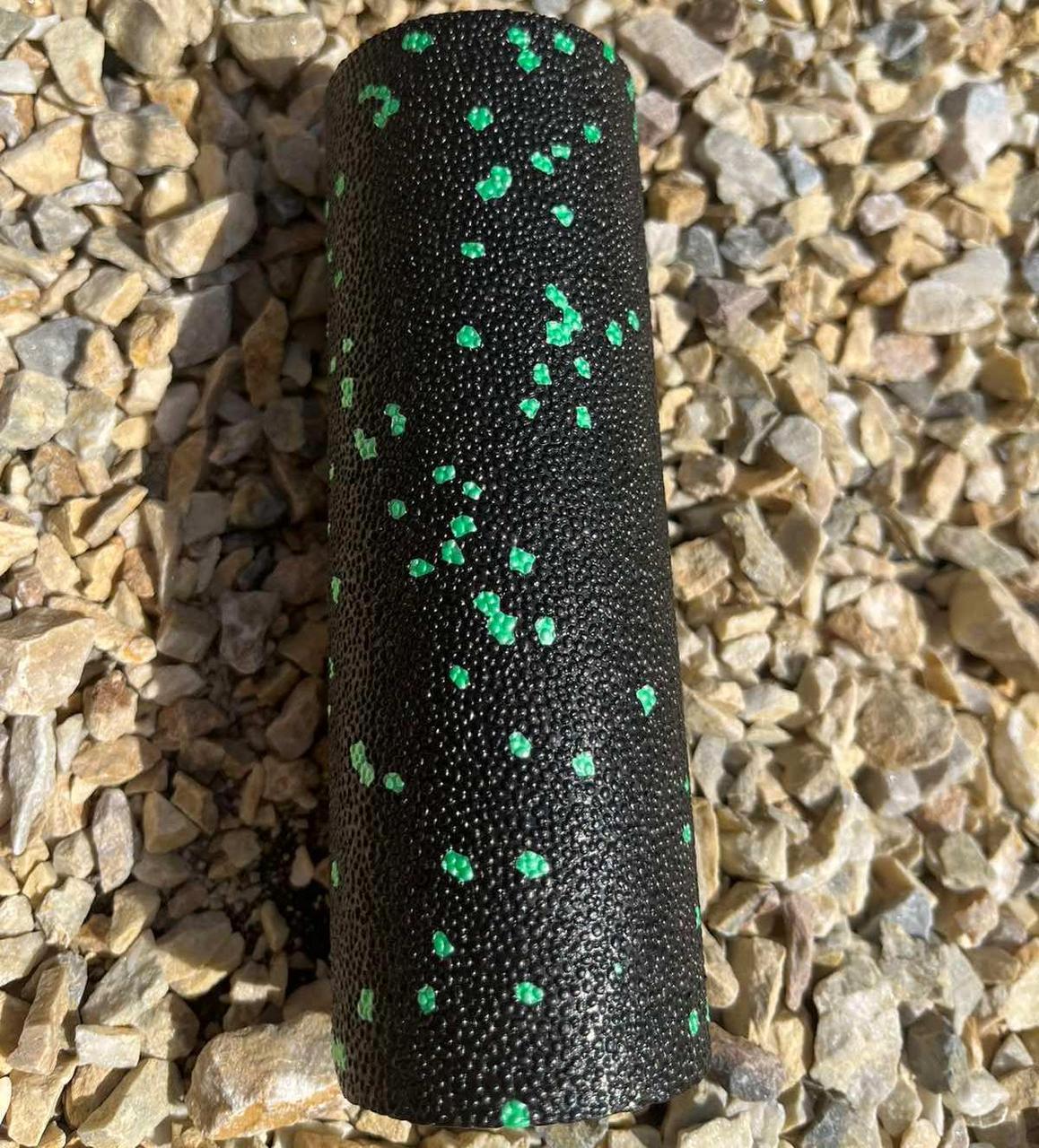 Ролик масажний гладкий PowerPlay PP-4346 Mini EPP Foam Roller 15x5,3 см Чорний/Зелений (A-013239) - фото 8