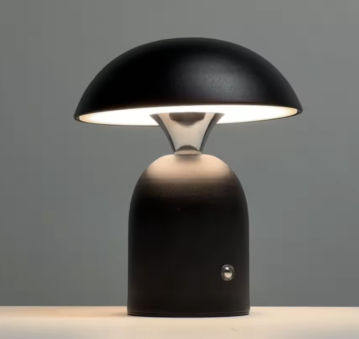 Настольная LED-лампа Гриб сенсорное управление регулируемая яркость Черный (32490764)