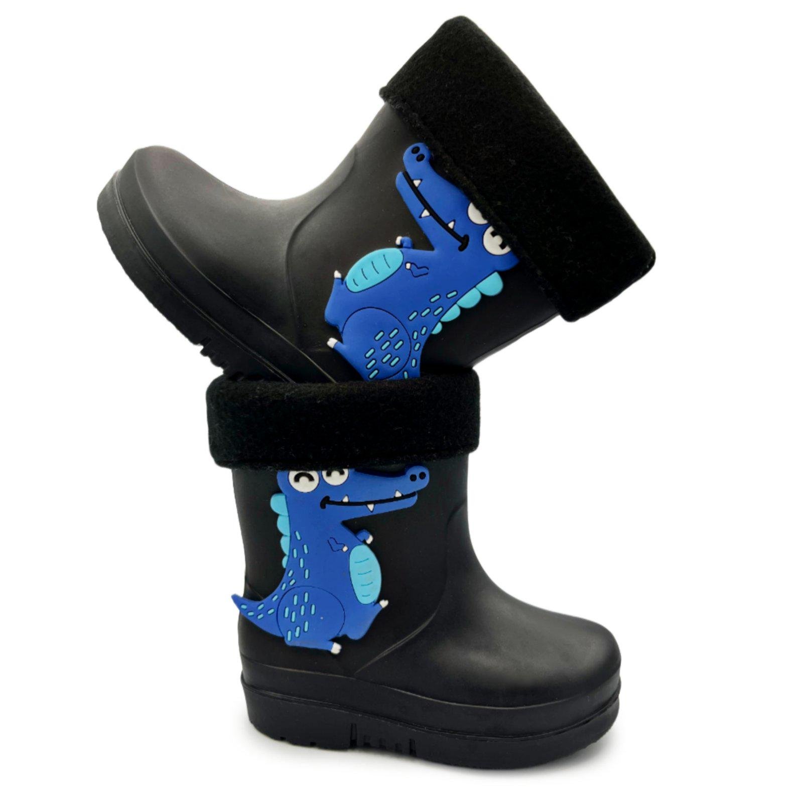 Сапоги резиновые для мальчика Paliament MV-1588s р. 22 Черный - фото 2