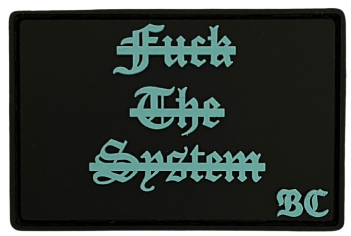 Патч ПВХ FUCK THE SYSTEM Тифани (PATCH-0279) Патч ПВХ FUCK THE SYSTEM Тифани (PATCH-0279)