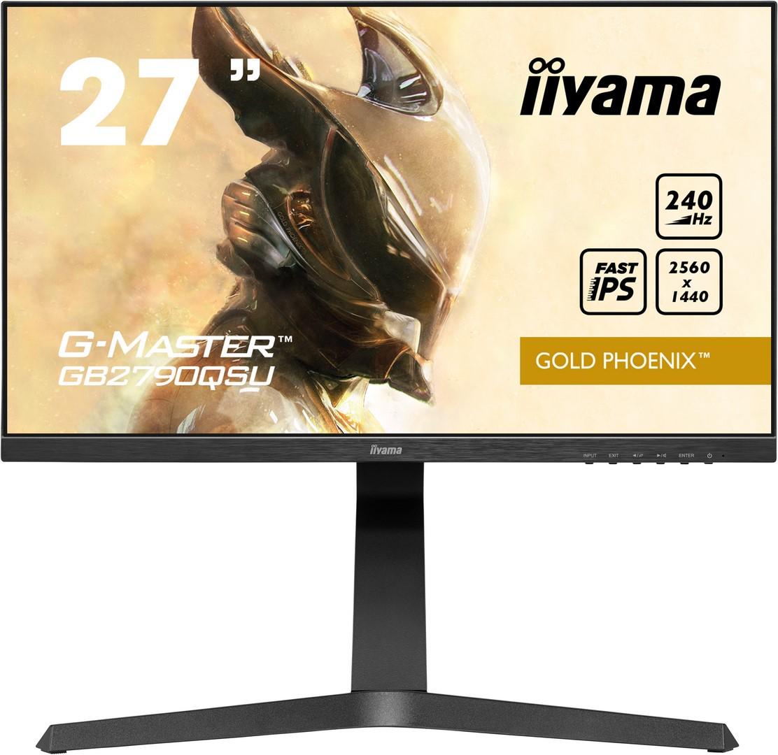 Монітор вигнутий з HDR Iiyama G-Master GB2790QSU Phoenix Gold 27" (4948570117802)