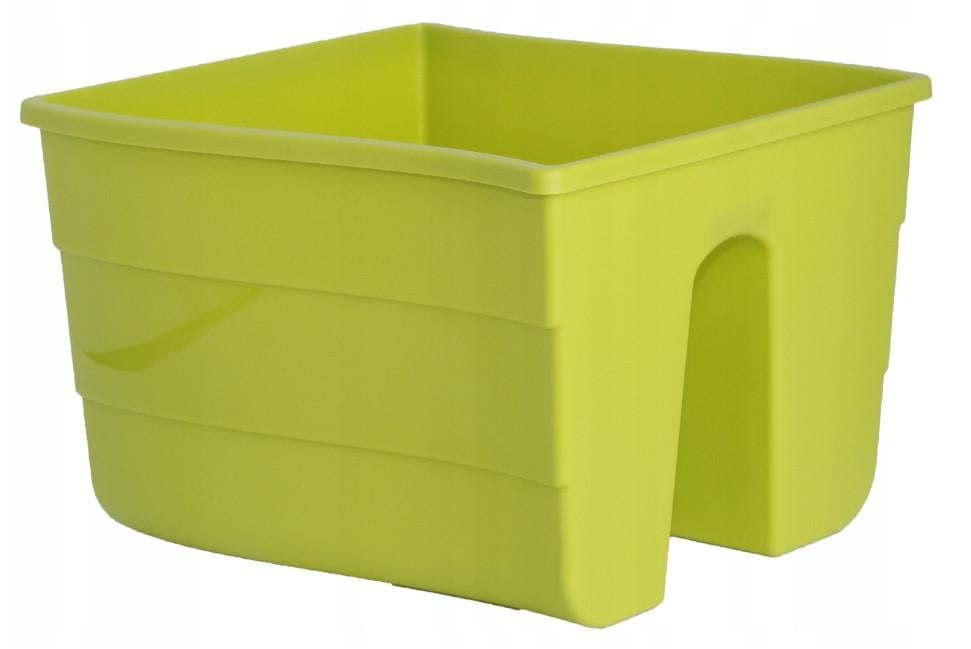 Горшок балконный для поручней Form-Plastic WAVE 11 л Фисташковый (2488-042)