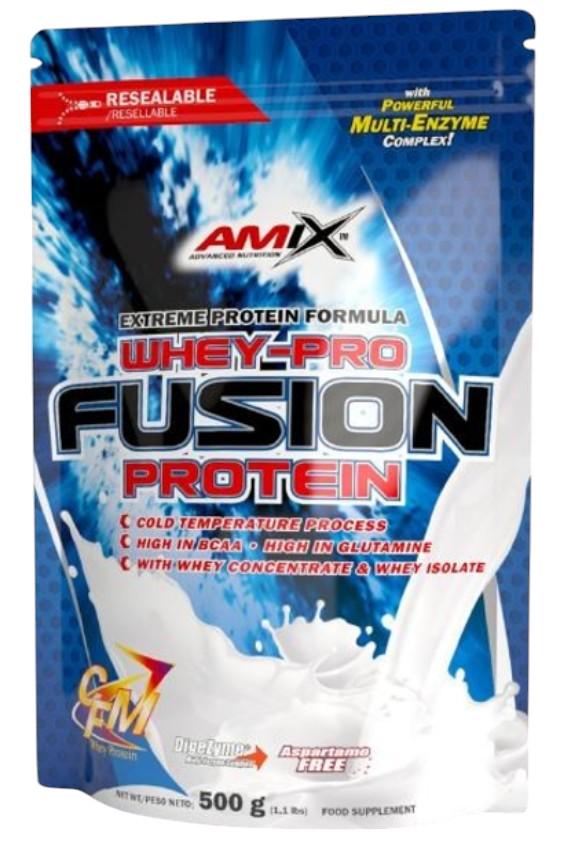 Протеїн Amix Nutrition Whey Pro Fusion Арахіс Шоколад Карамель 500 г Протеїн Amix Nutrition Whey Pro Fusion Арахіс Шоколад Карамель 500 г