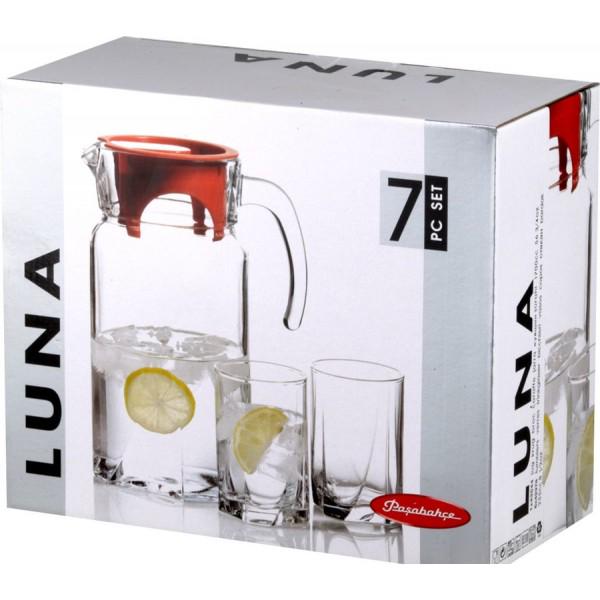 Набор Luna кувшин и 6 стаканов 1700/255 мл (97328)