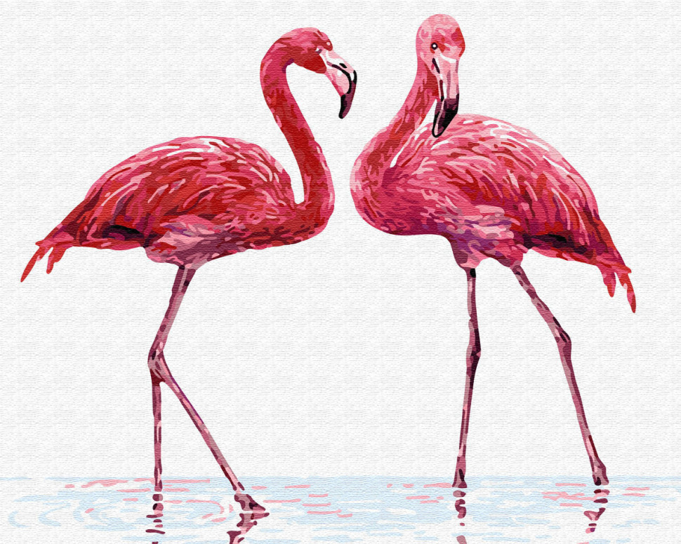 Картина по номерам Brushme Нежные фламинго (GT61095) Картина по номерам Brushme Нежные фламинго (GT61095)