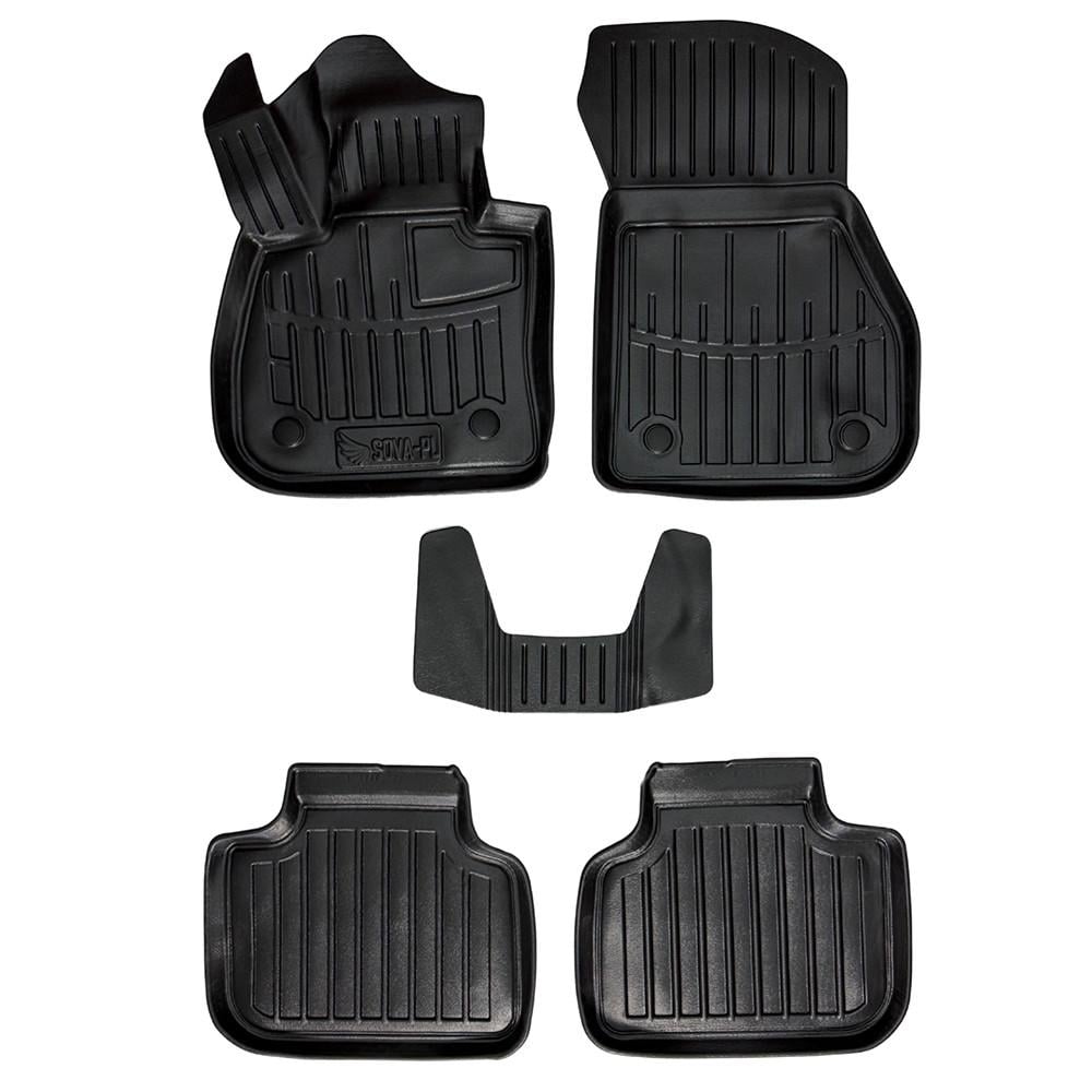 Коврики в салон SOVA-PL для BMW X1 F48 2015-2022 резиновые 5 шт. Черный (28800702) Коврики в салон SOVA-PL для BMW X1 F48 2015-2022 резиновые 5 шт. Черный (28800702)