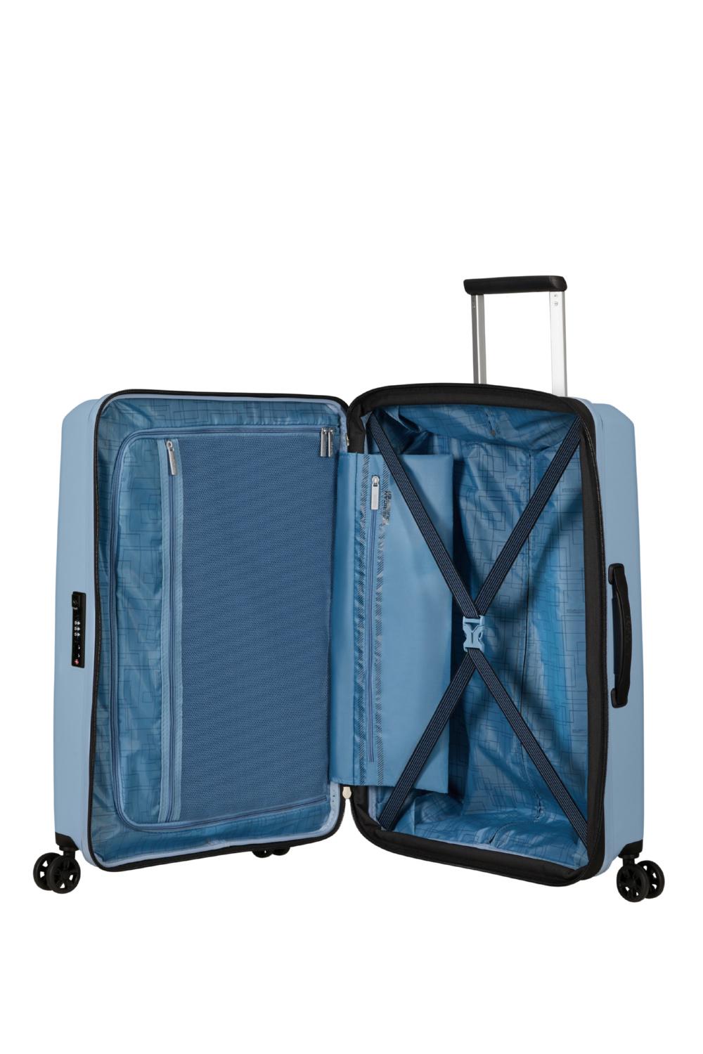 Чемодан American Tourister AEROSTEP 67x46x26/29 см Серый (MD8*08002) - фото 3