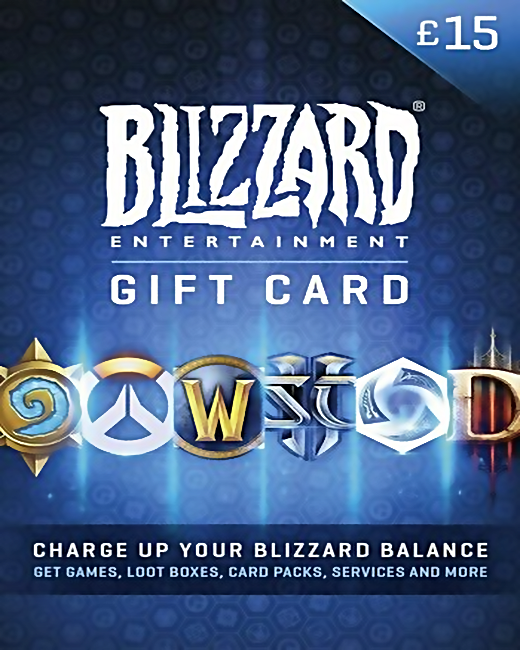 Подарочная карта Blizzard Battle.net 15 GBP