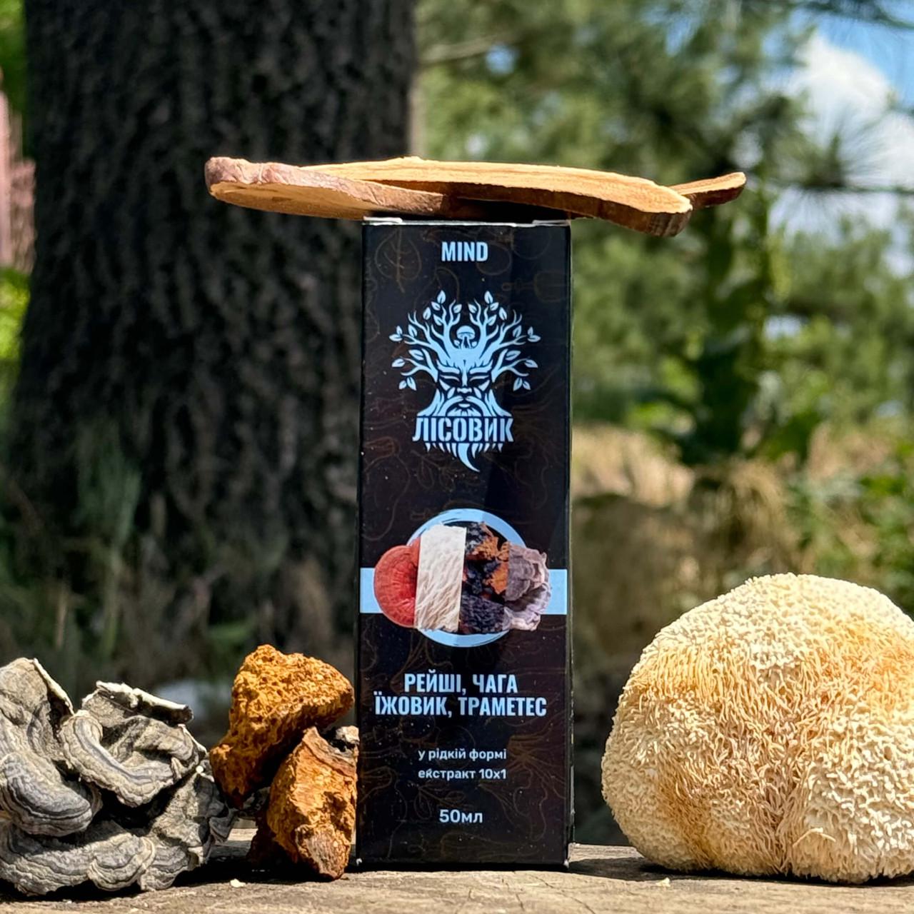 Комплекс рідких екстрактів Лісовик MIND для розумової активності 50 мл (484385)