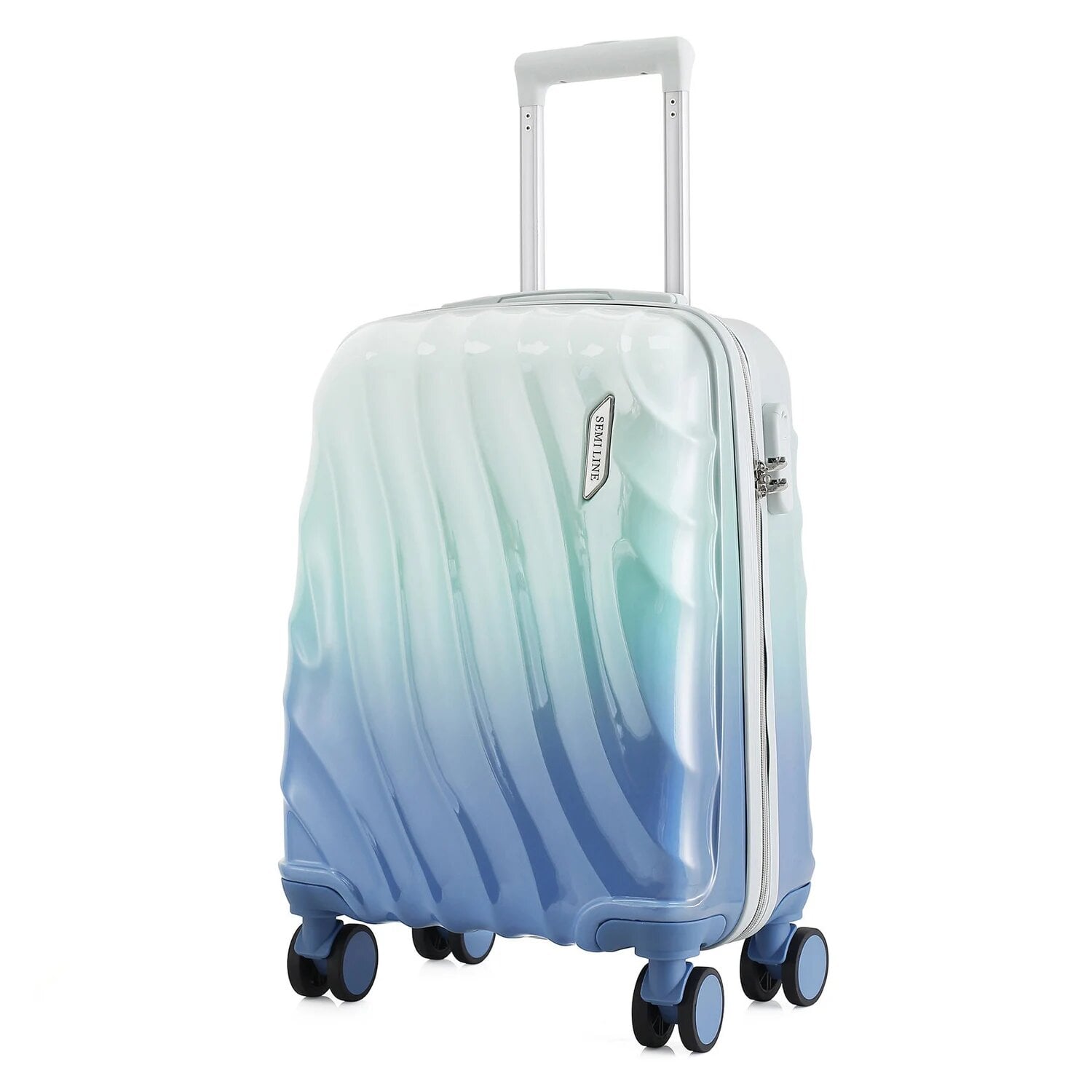 Чемодан Semi Line T5648-1 жесткий на 4-х колесах с кодовым замком 50 л Blue/Navy Gradient (DAS302320) Чемодан Semi Line T5648-1 жесткий на 4-х колесах с кодовым замком 50 л Blue/Navy Gradient (DAS302320)