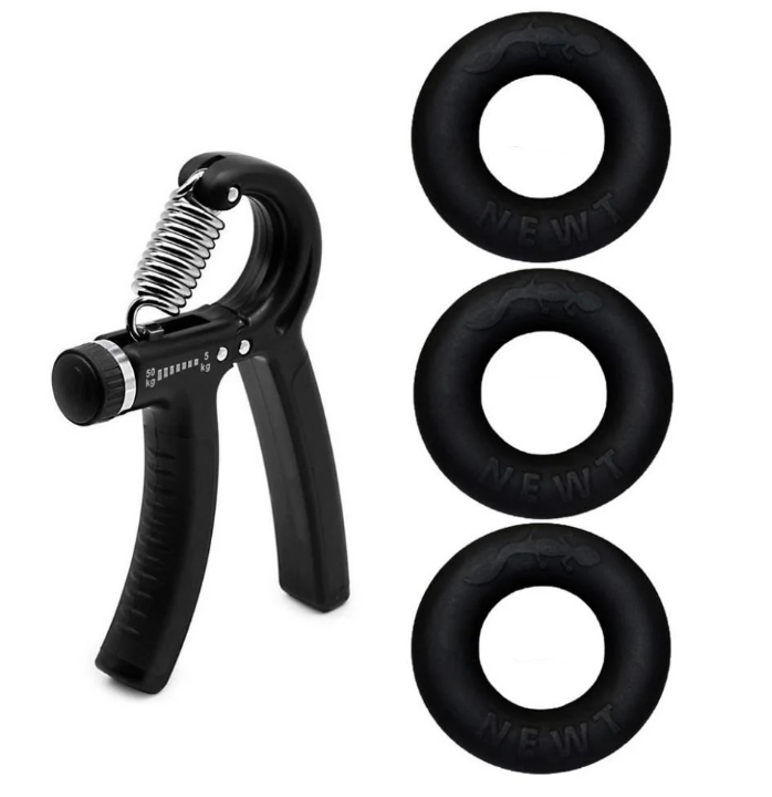 Набір кистьових еспандерів кільця 40/50/60 кг/з еспандером ножиці 5-60 кг з регульованим навантаженням (2662575424) Набір кистьових еспандерів кільця 40/50/60 кг/з еспандером ножиці 5-60 кг з регульованим навантаженням (2662575424)