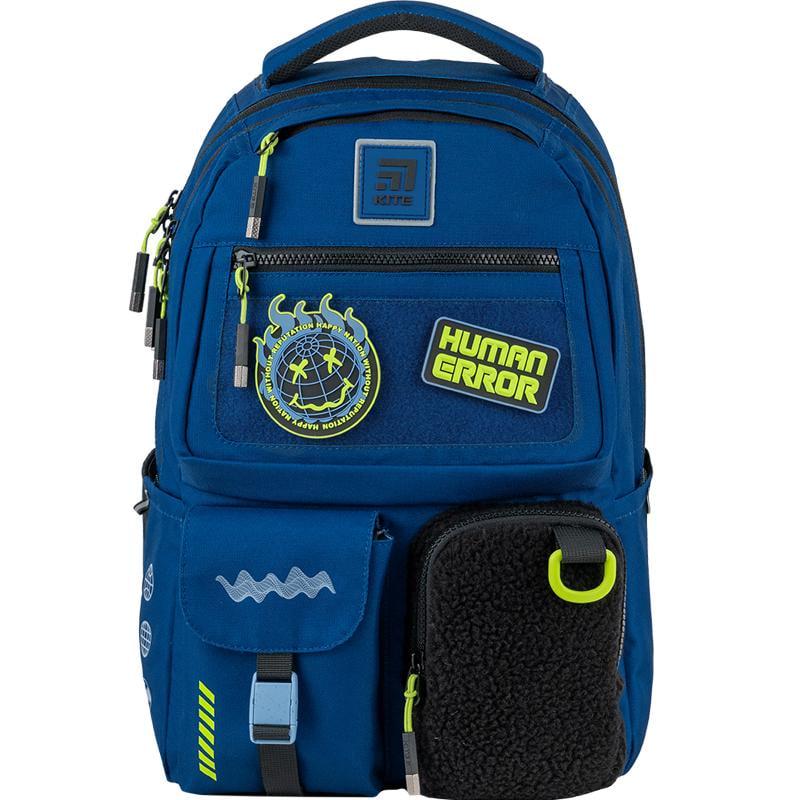 Рюкзак KITE Education teens 42x29x17 см 17 л Синий (K24-2587M-3)