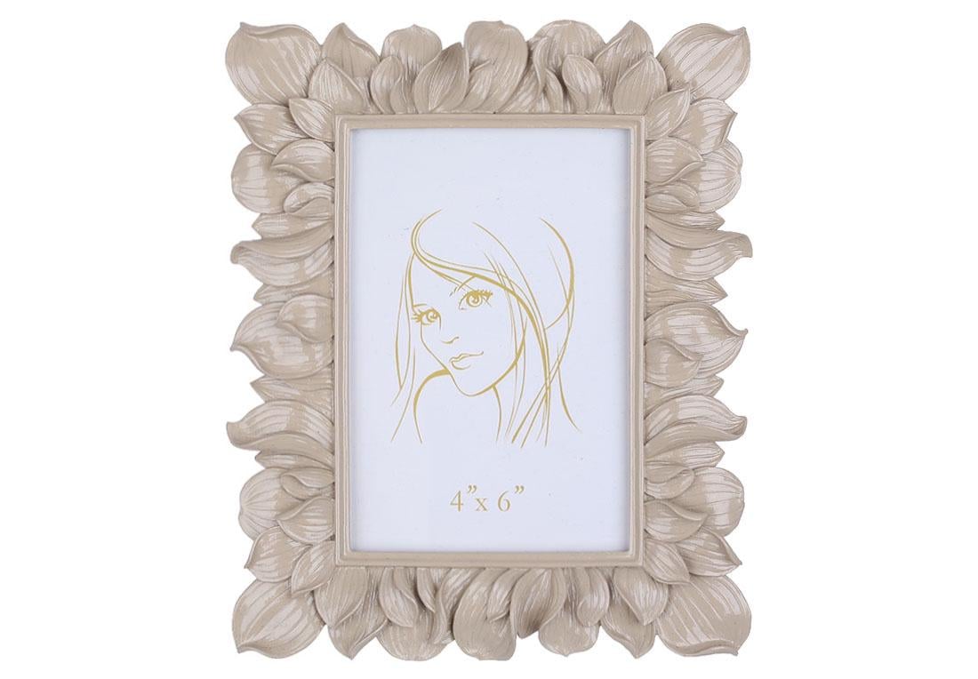 Рамка для фото BonaDi 10x15 см/18х21х1,7 см Бежевий лак (459-015)