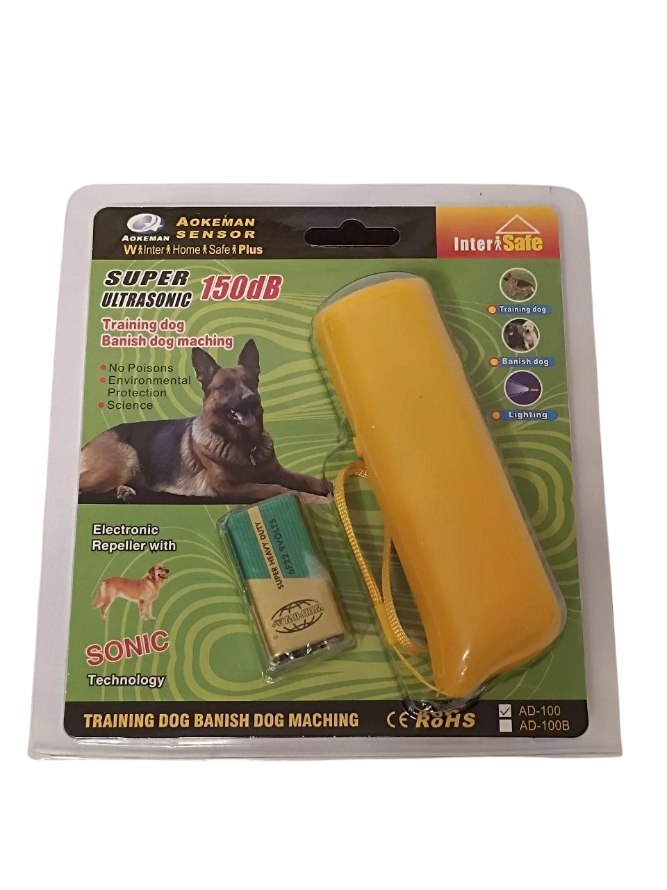 Ультразвуковой отпугиватель собак AD-100 (2468854773)