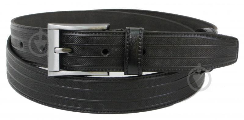 Ремень мужской Skipper кожаный ширина 3.5 см Черный (1250-35) Ремень мужской Skipper кожаный ширина 3.5 см Черный (1250-35)