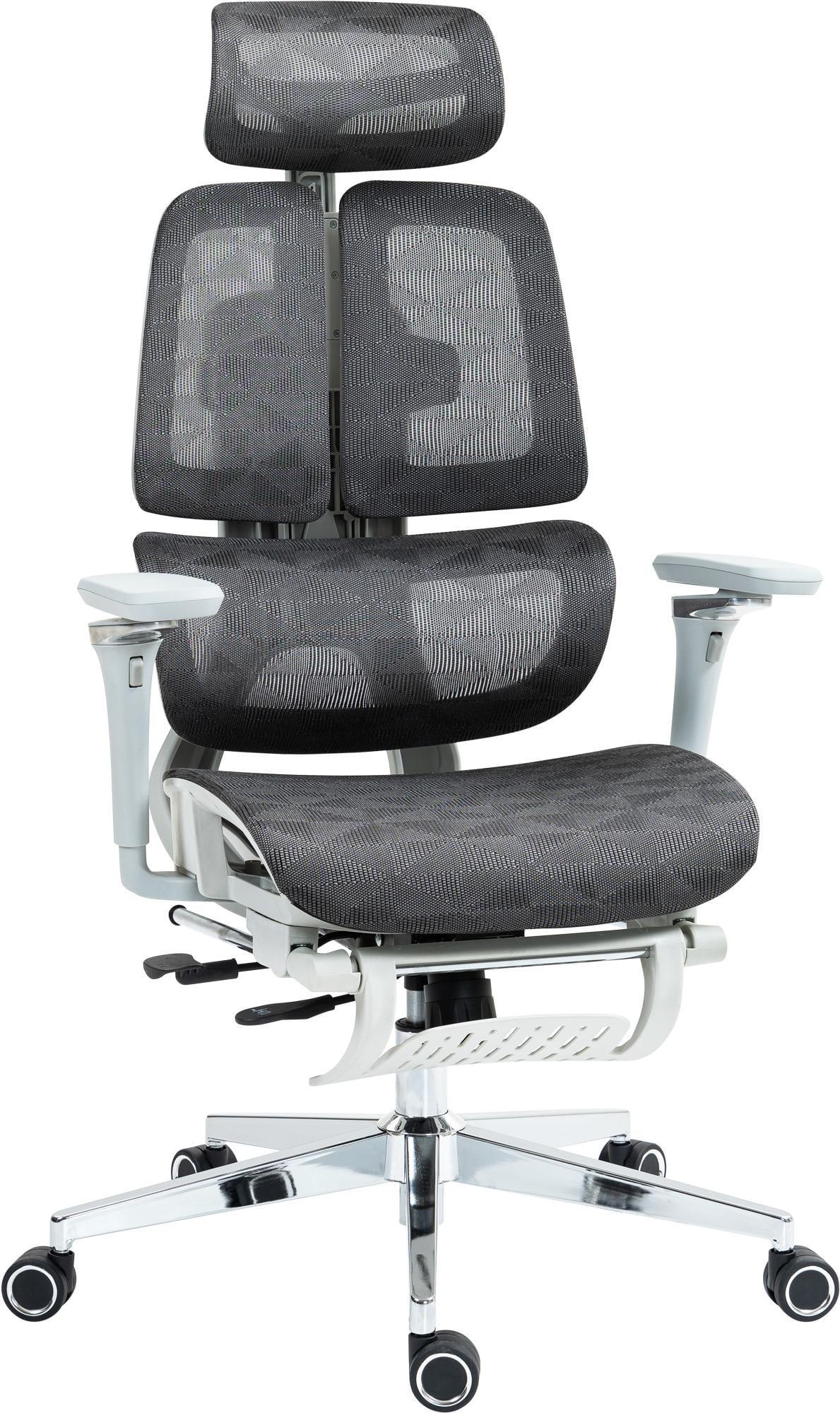 Кресло офисное GT Racer B-2450 White/Grey (19358733)