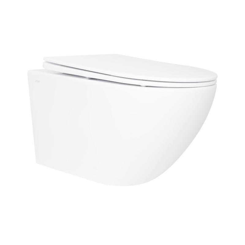 Унитаз подвесной Qtap Jay безобедочный с сиденьем Soft-close QT07335176W (2622383669) Унитаз подвесной Qtap Jay безобедочный с сиденьем Soft-close QT07335176W (2622383669)