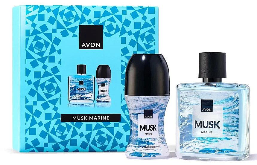 Набор Avon Musk Marine edt 75 мл/deo 50 мл (158511383)