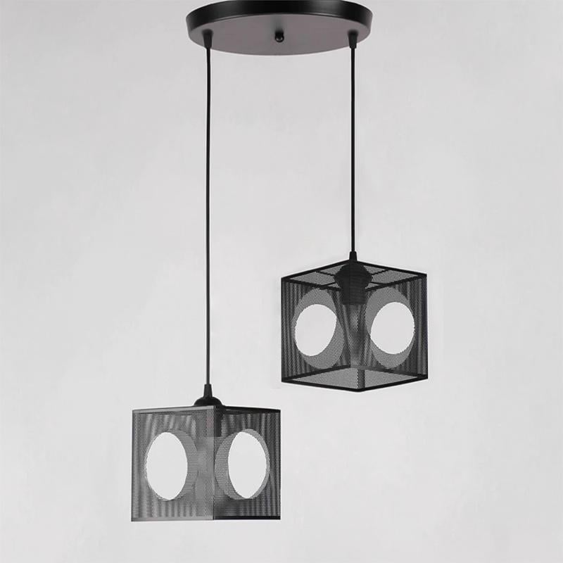 Люстра подвесная Light House NM-15757/2 BK+BK на две лампы Черный