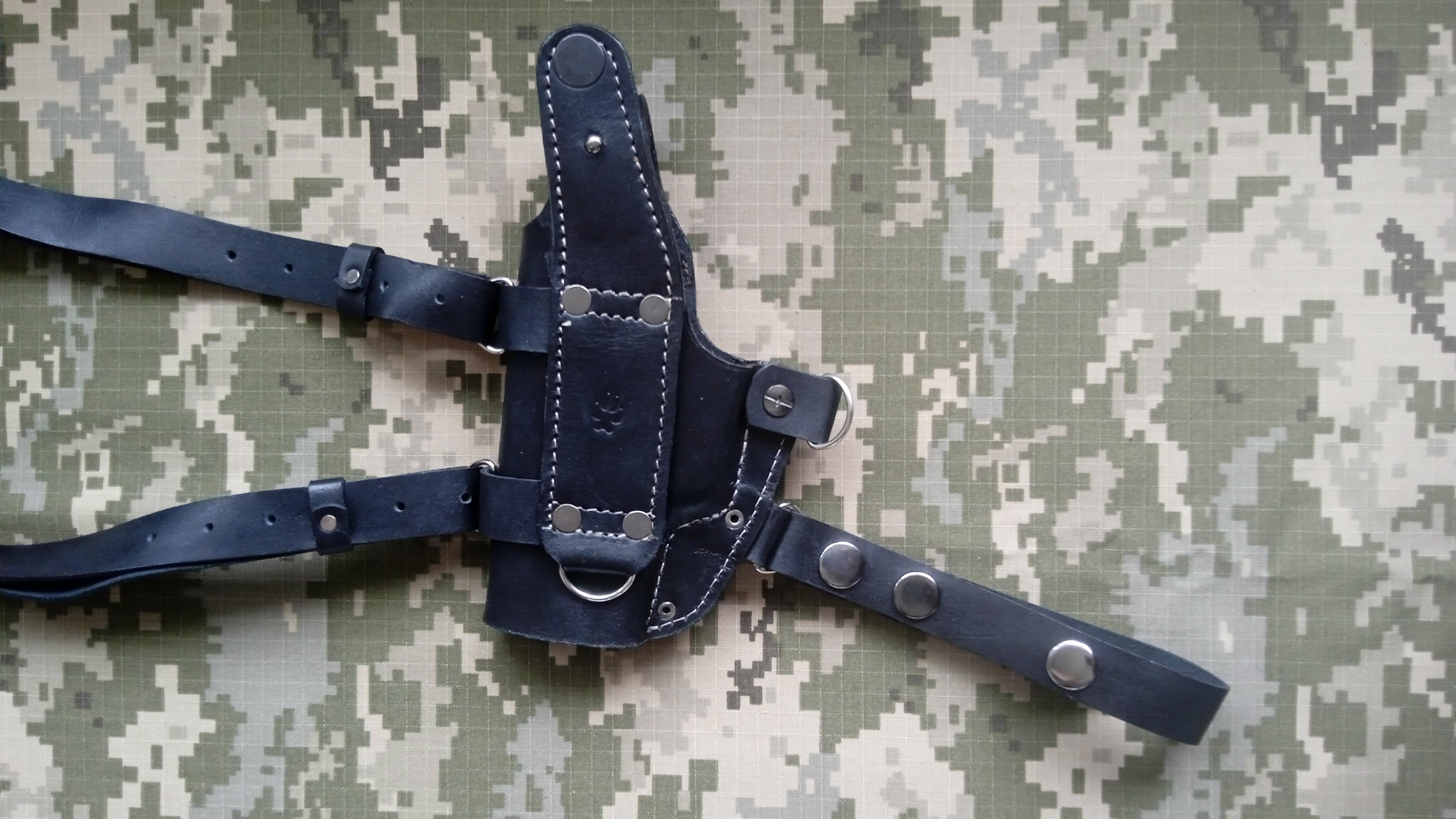 Кобура для Форт 17 из натуральной кожи Черный - фото 3