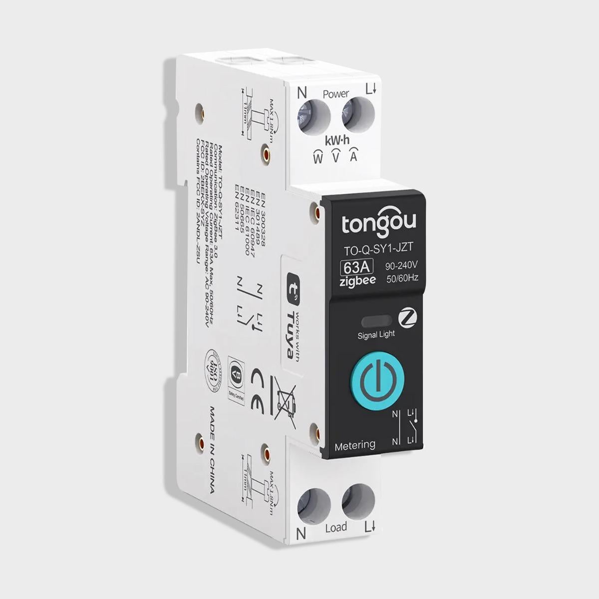 Реле с энергомониторингом Tongou TO-Q-SY1-JZT Zigbee