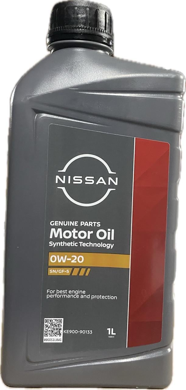 Моторное масло Nissan Motor Oil 0W-20 1 л (KE90090133) Моторное масло Nissan Motor Oil 0W-20 1 л (KE90090133)