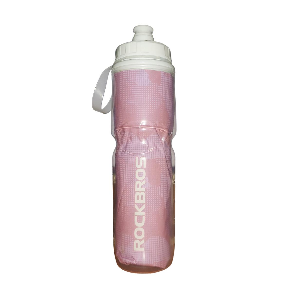 Велофляга термо ROCKBROS CIWB70 з пилозахисним ковпачком Рожевий (RB-CIWB70-4764) - фото 1