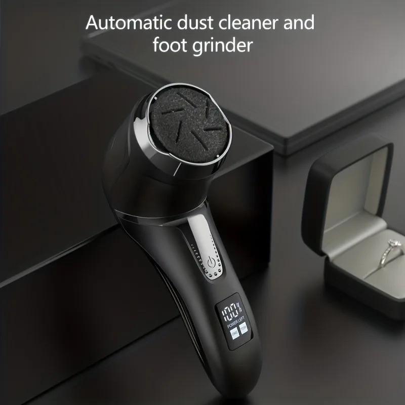 Пилка-пемза для п'ят REMOVER Callus MT-510 з LCD-дисплеєм 1200 мА/год 2 режими вологозахист Black - фото 9