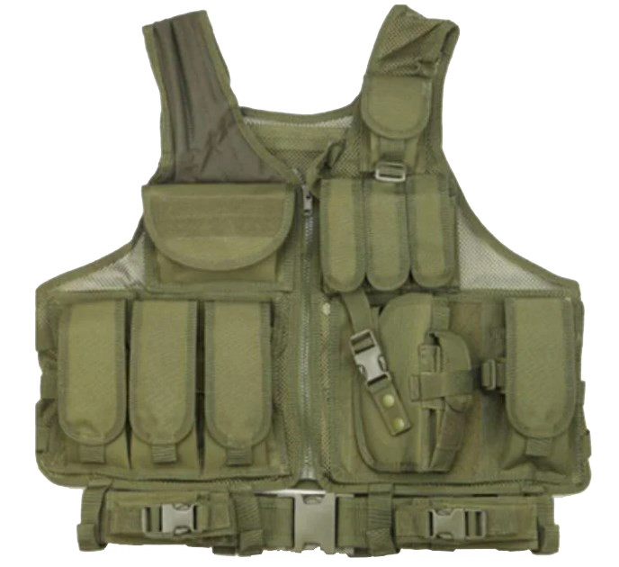 Жилет туристический HLV A60 Оливковый (014537) - фото 2 Жилет туристический HLV A60 Оливковый (014537) - фото 2