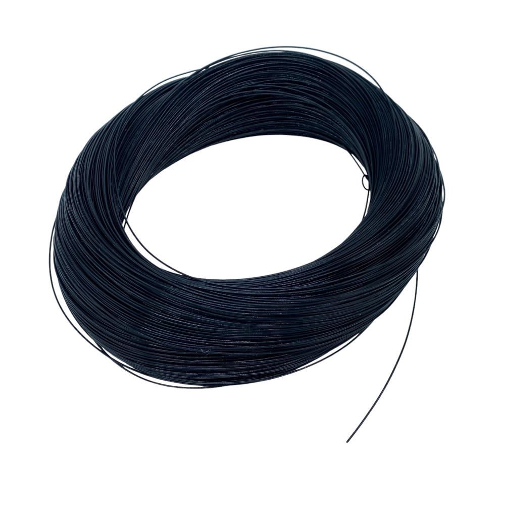 Кабель 28AWG 1000 м проволока 0,08 мм2 медь изоляция силиконовый многожильный Черный