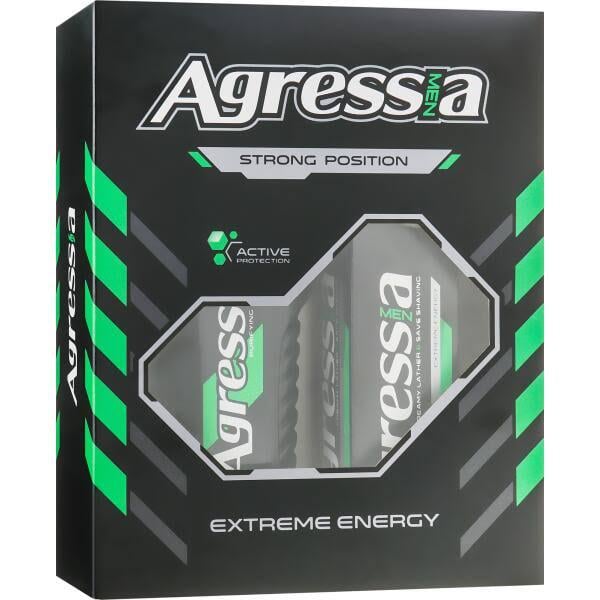 Набор мужской Agressia Men Extreem energy подарочный(MCL-10258)