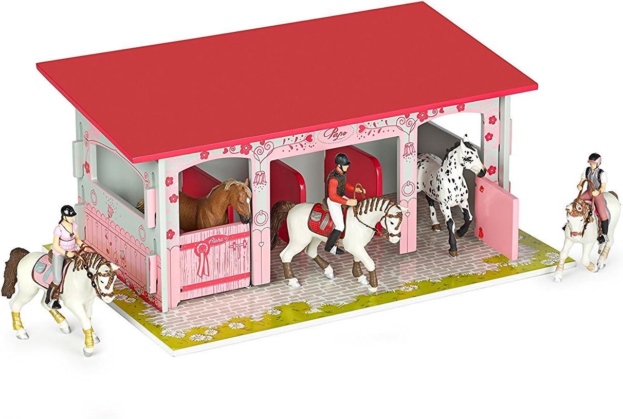 Детский игровой набор Papo Конюшня Розовый (23815268)